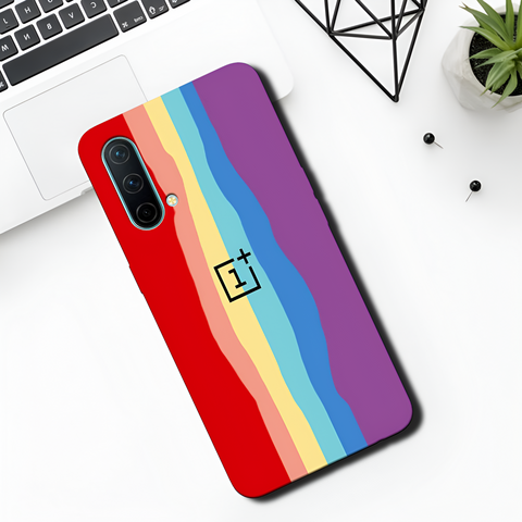 Rainbow Silicone Case for Oneplus Nord CE