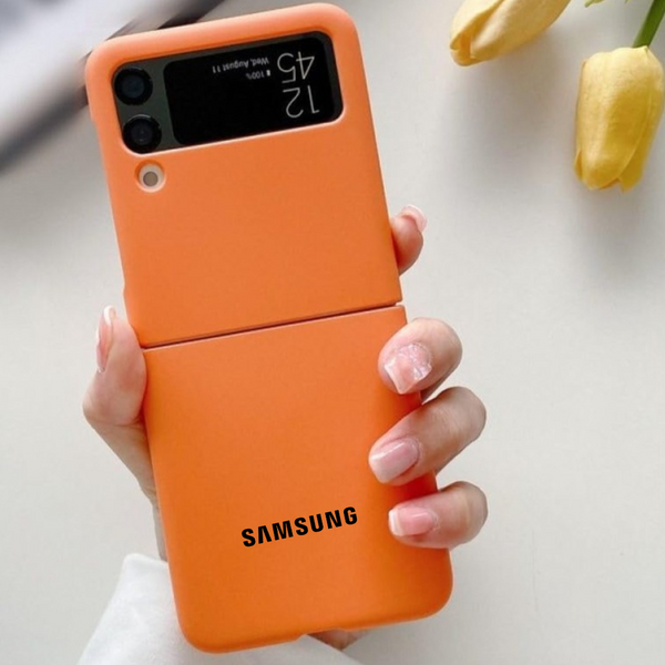 Orange Original Silicone case for Samsung Galaxy Z FLIP 3