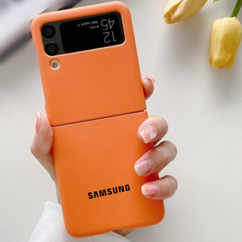 Orange Original Silicone case for Samsung Galaxy Z FLIP 4