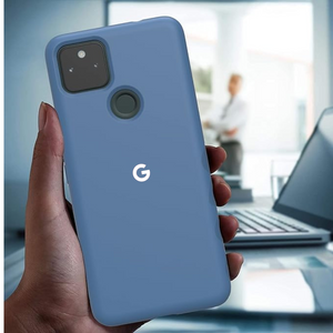 Blue Camera Original Silicone case for Google Pixel 5A