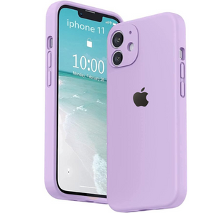 Purple Original Camera Silicone case for Apple iphone 12 Mini