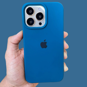 Blue Original Silicone case for Apple iphone 13 Pro