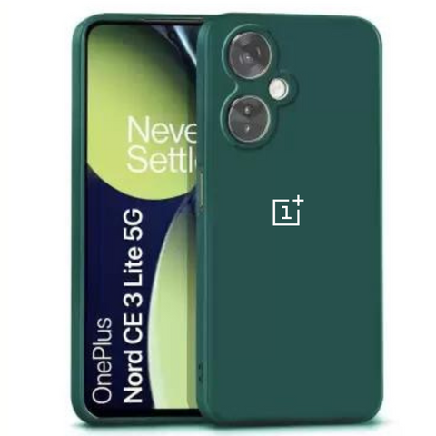 Dark Green Camera Original Silicone case for Oneplus Nord CE 3 Lite