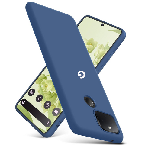 Dark Blue Camera Original Silicone case for Google Pixel 5A