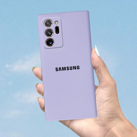 Purple Camera Original Silicone case for Samsung Note 20 Ultra