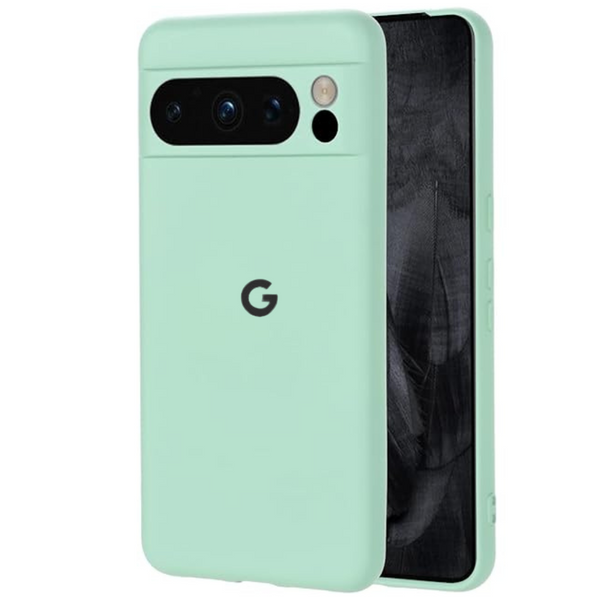 Light Blue Camera Original Silicone case for Google Pixel 8a