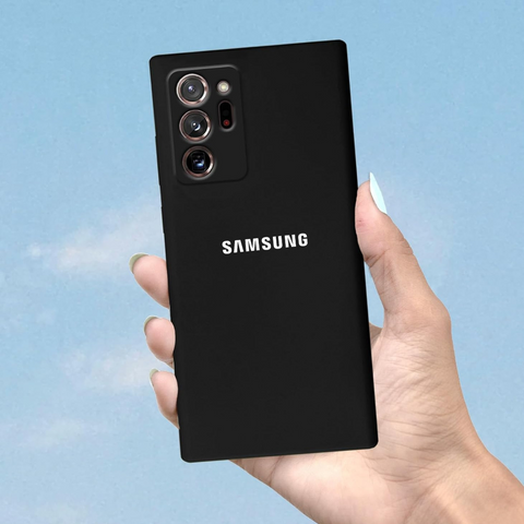 Black Camera Original Silicone case for Samsung Note 20 Ultra