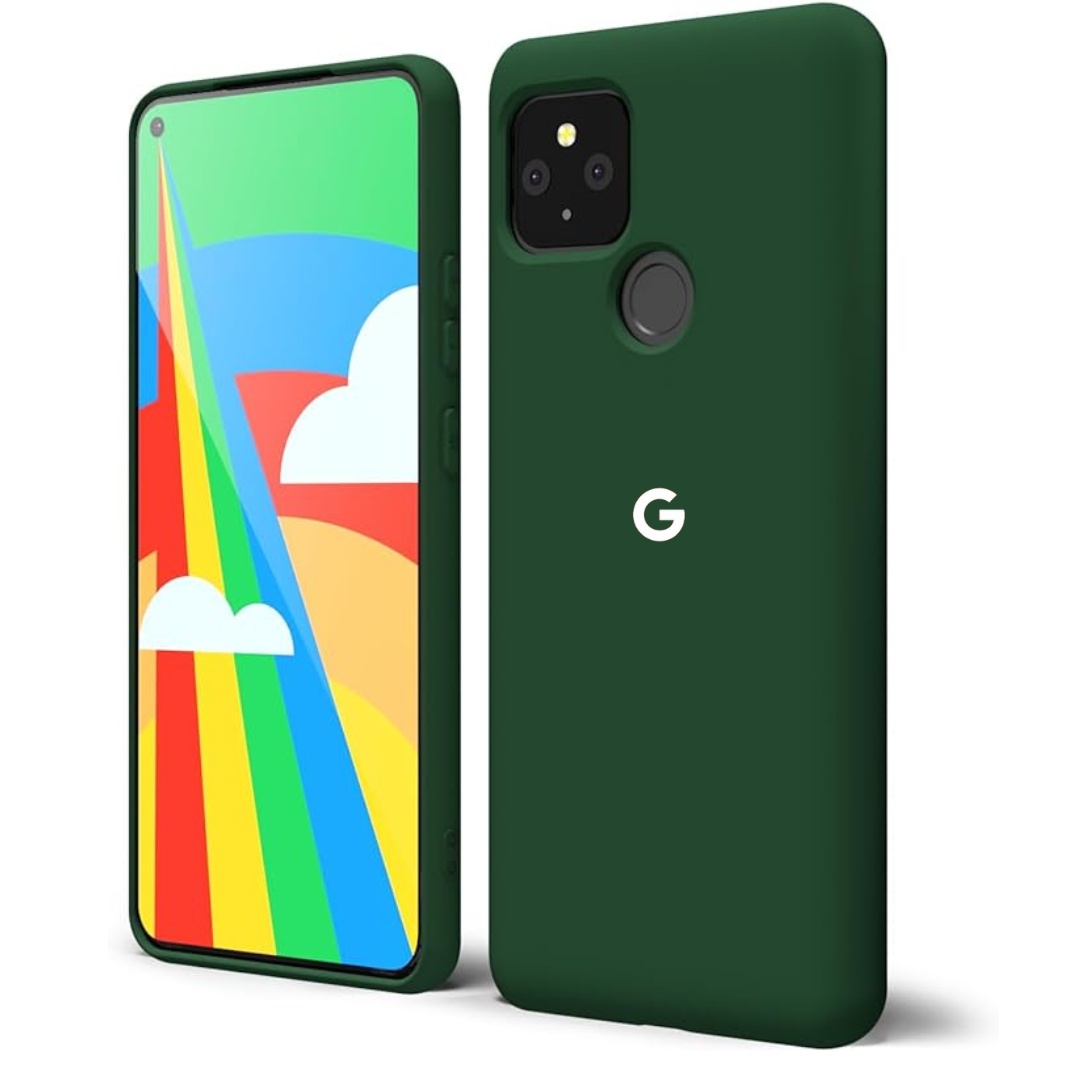 Dark Green Camera Original Silicone case for Google Pixel 5A