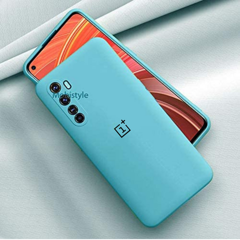 Sky Blue Camera Original Silicone case for Oneplus Nord