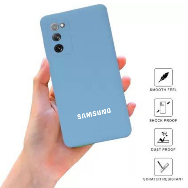 Sky Blue Camera Original Silicone case for Samsung S20 FE