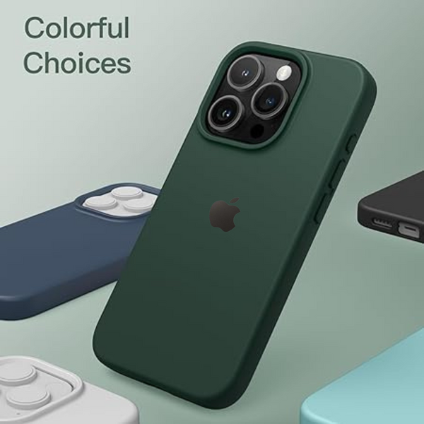 Dark Green Original Silicone case for Apple iphone 12 pro