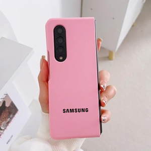 Pink Original Silicone case for Samsung Z Fold 3 5G