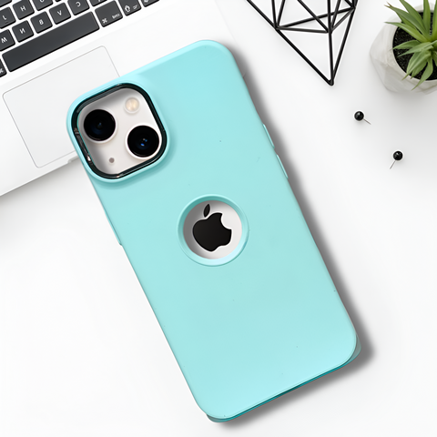 Spoov Light Blue Silicone Case for Apple iphone 14