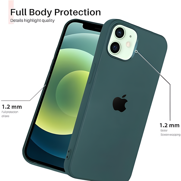 Dark Green Original Silicone case for Apple iphone 12 mini