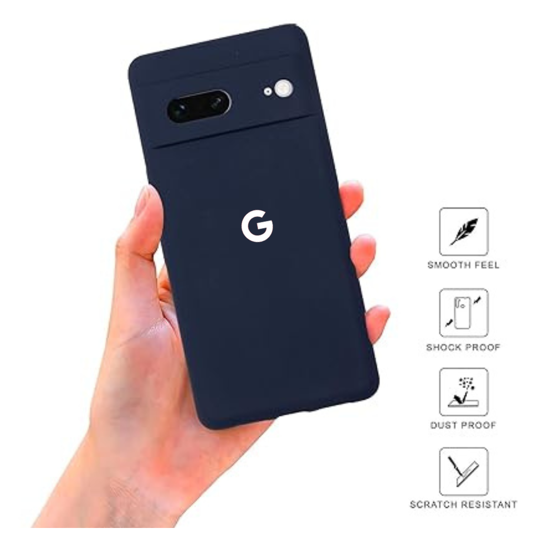 Dark Blue Camera Original Silicone case for Google Pixel 7