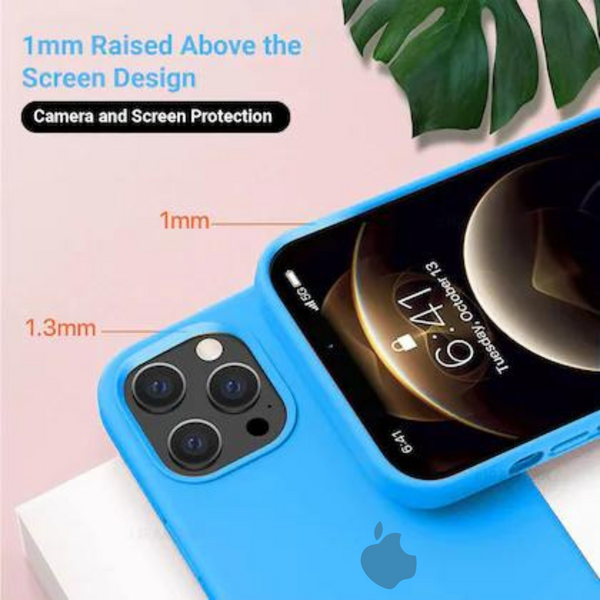 Sky Blue Original Silicone case for Apple iphone 12 pro Max