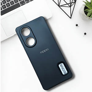 Black Logo Cut candy Silicone Case for Oppo Reno 8T