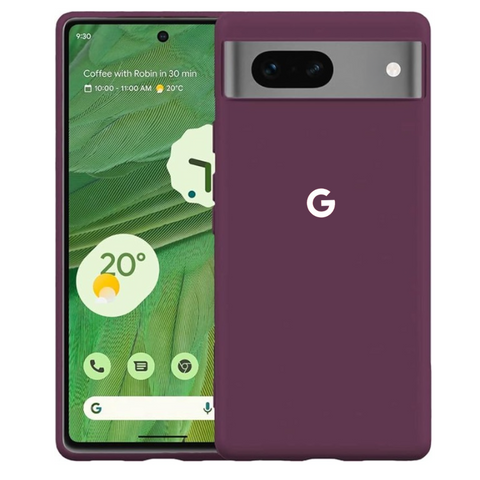 Deep Purple Camera Original Silicone case for Google Pixel 6A