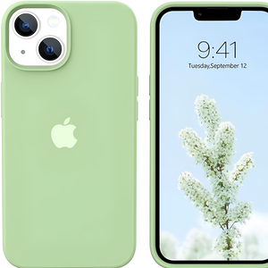 Light Green Original Silicone case for Apple iphone 13