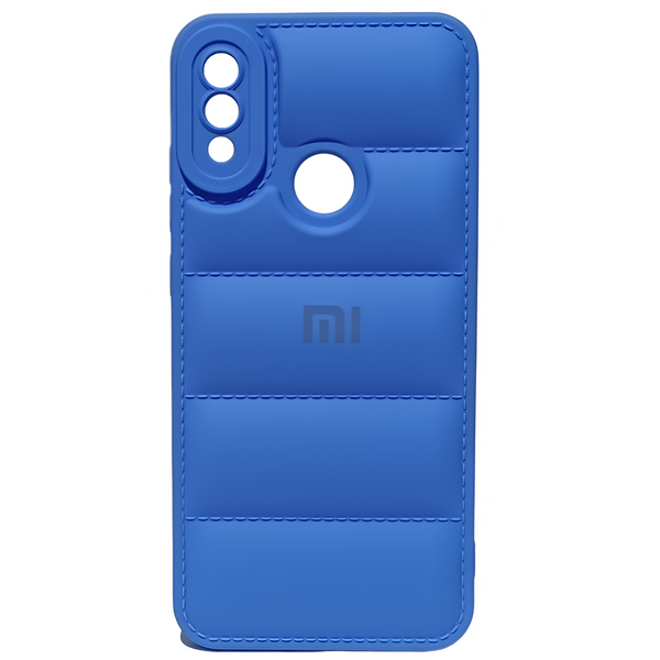 Sky Blue Puffon silicone case for Redmi Note 7