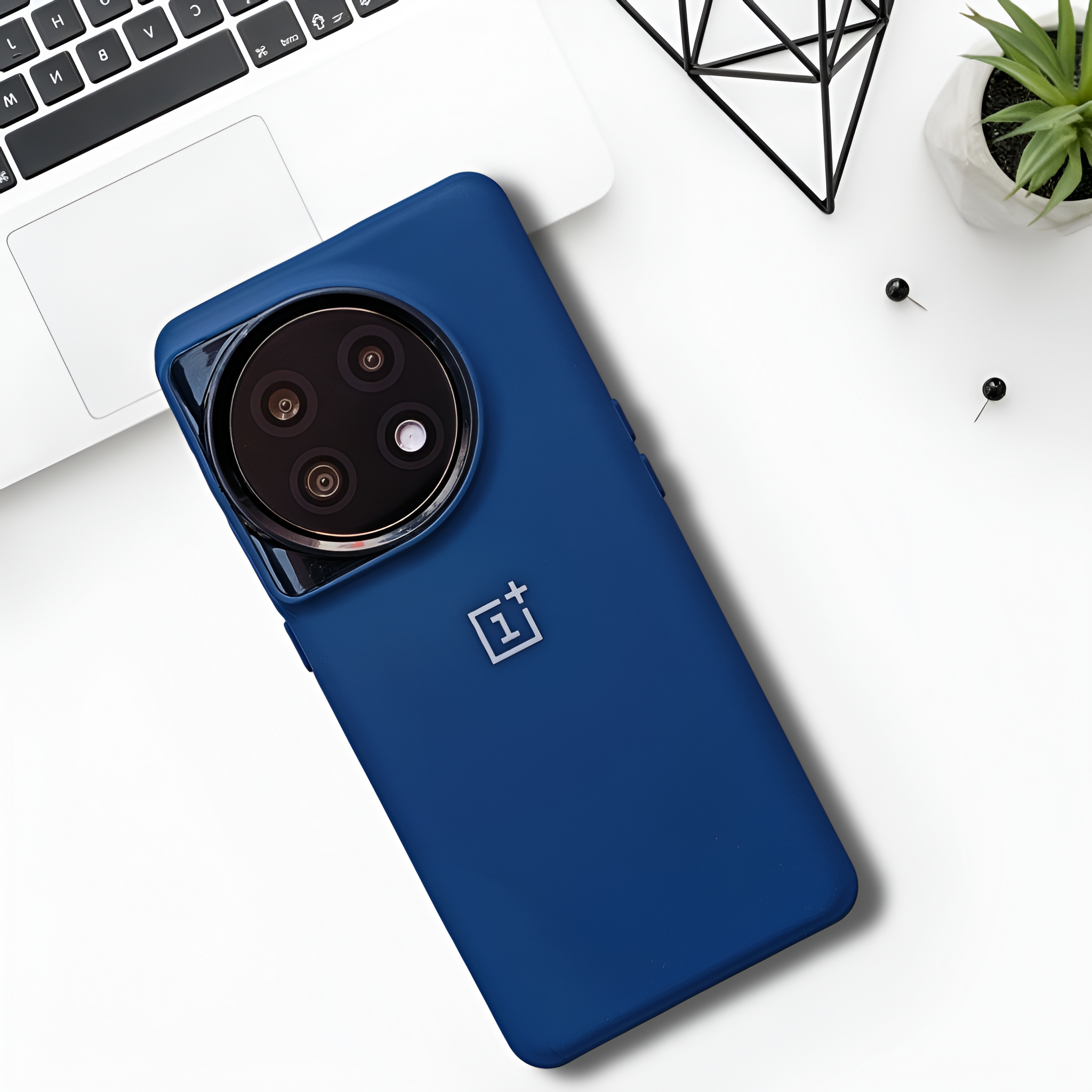 Spoov Dark Blue Silicone Case for Oneplus 11R