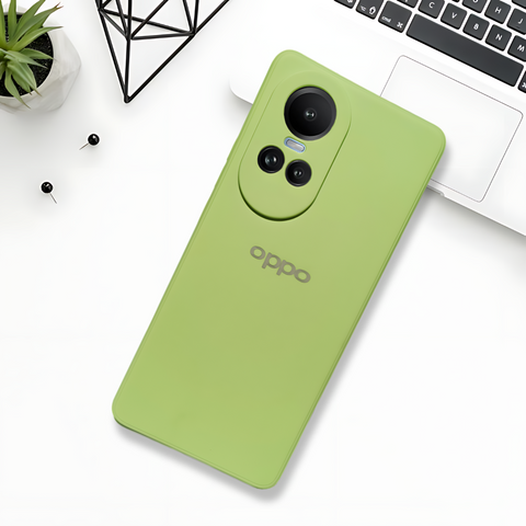 Light Green Candy Silicone Case for Oppo Reno 10 Pro