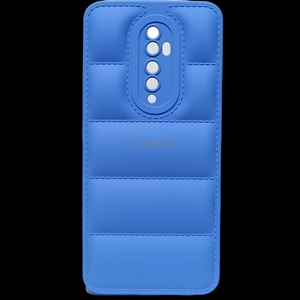 Sky Blue Puffon silicone case for Oppo Reno 2Z