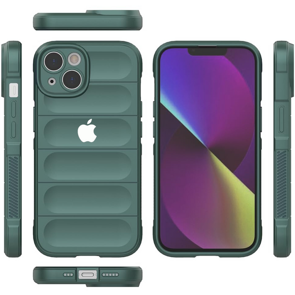 Dark Green Wave Case for Apple Iphone 13