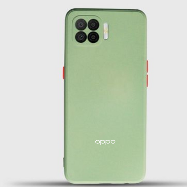 Light Green Silicone Case for Oppo F17 Pro