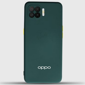 Dark Green Silicone Case for Oppo F17 Pro