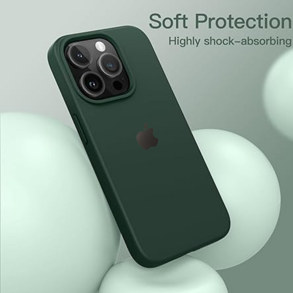 Dark Green Original Silicone case for Apple iphone 14 Pro Max