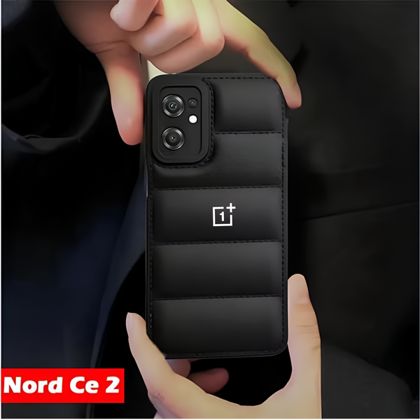 Black Puffon silicone case for Oneplus Nord CE 2
