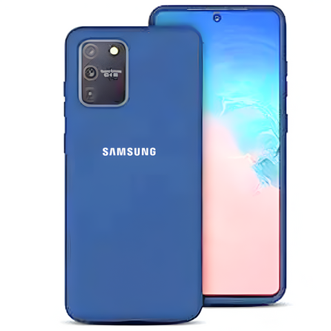 Blue Original Silicone case for Samsung S10 Lite