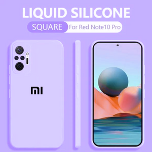 Purple Camera Original Silicone Case for Redmi Note 10 Pro Max