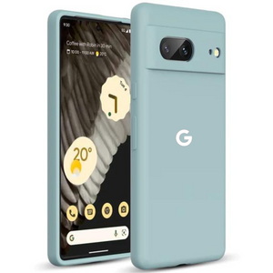 Light Blue Camera Original Silicone case for Google Pixel 7