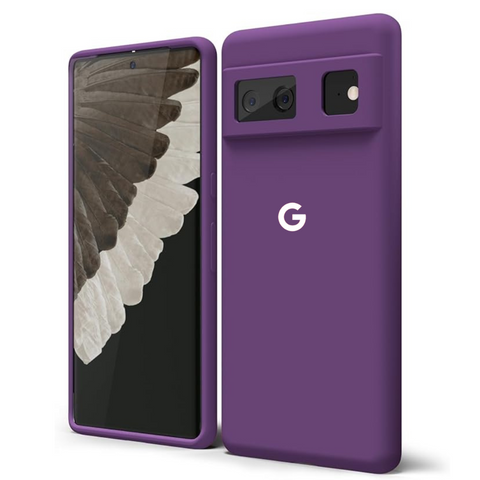 Deep Purple Camera Original Silicone case for Google Pixel 6