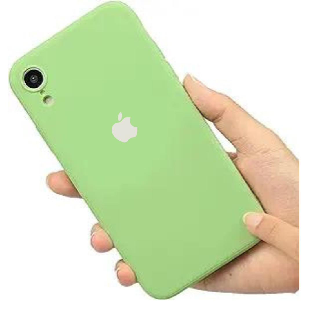 Light Green Original Camera Silicone case for Apple iphone XR