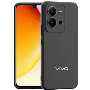 Black Silicone Case for Vivo V25