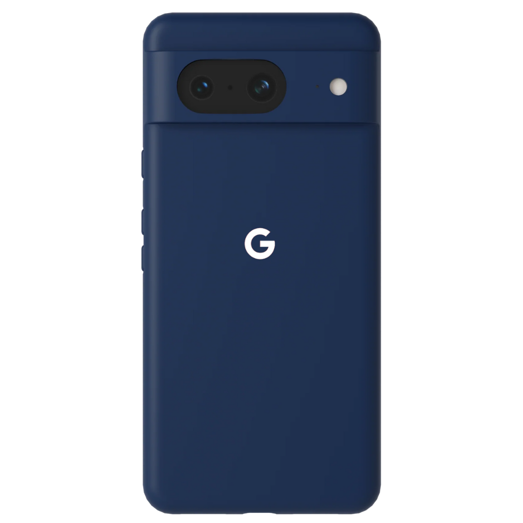 Dark Blue Camera Original Silicone case for Google Pixel 8