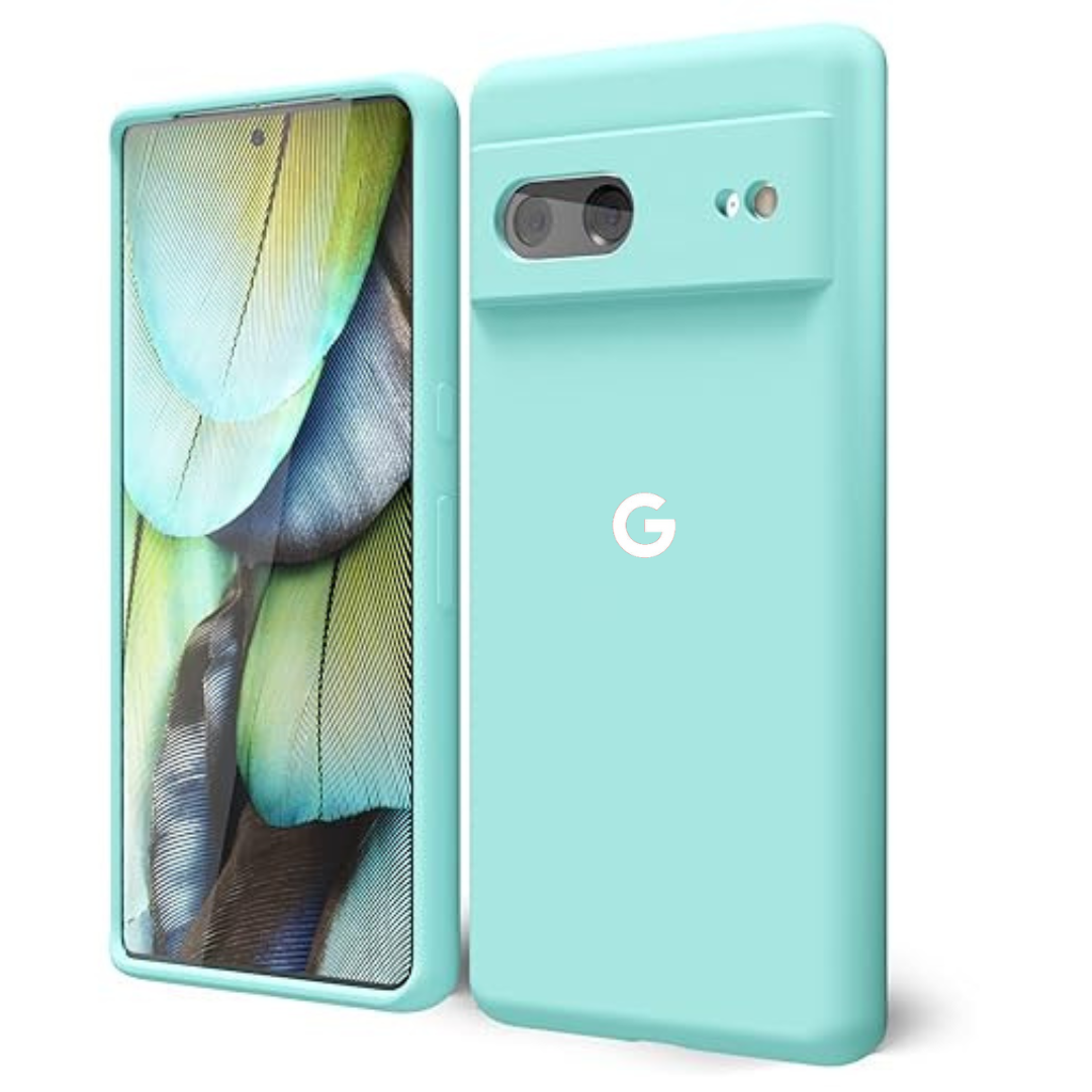 Light Blue Camera Original Silicone case for Google Pixel 7 Pro