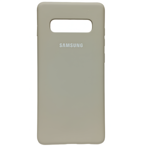 Brown Original Silicone case for Samsung S10