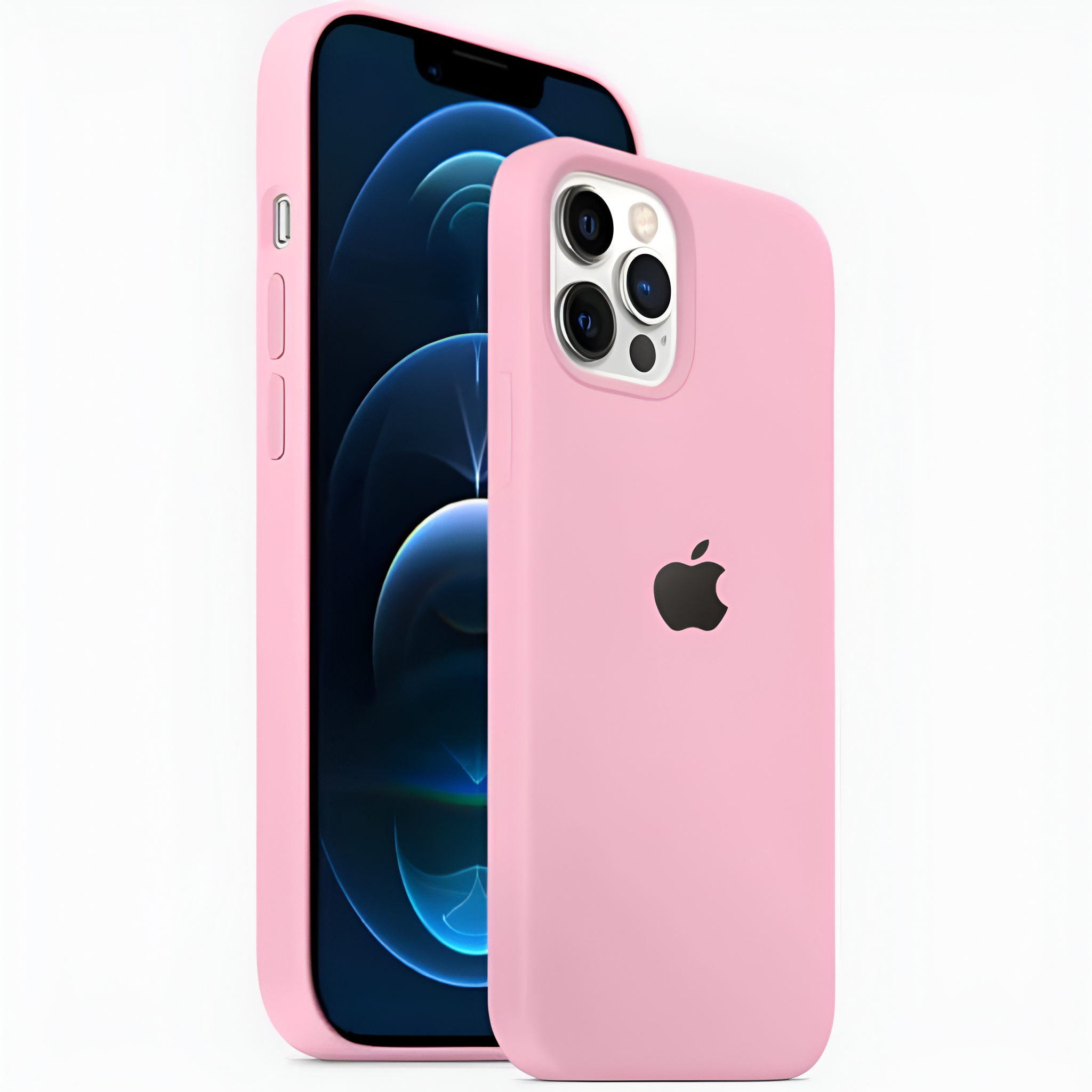 Pink Original Silicone case for Apple iphone 12 Pro