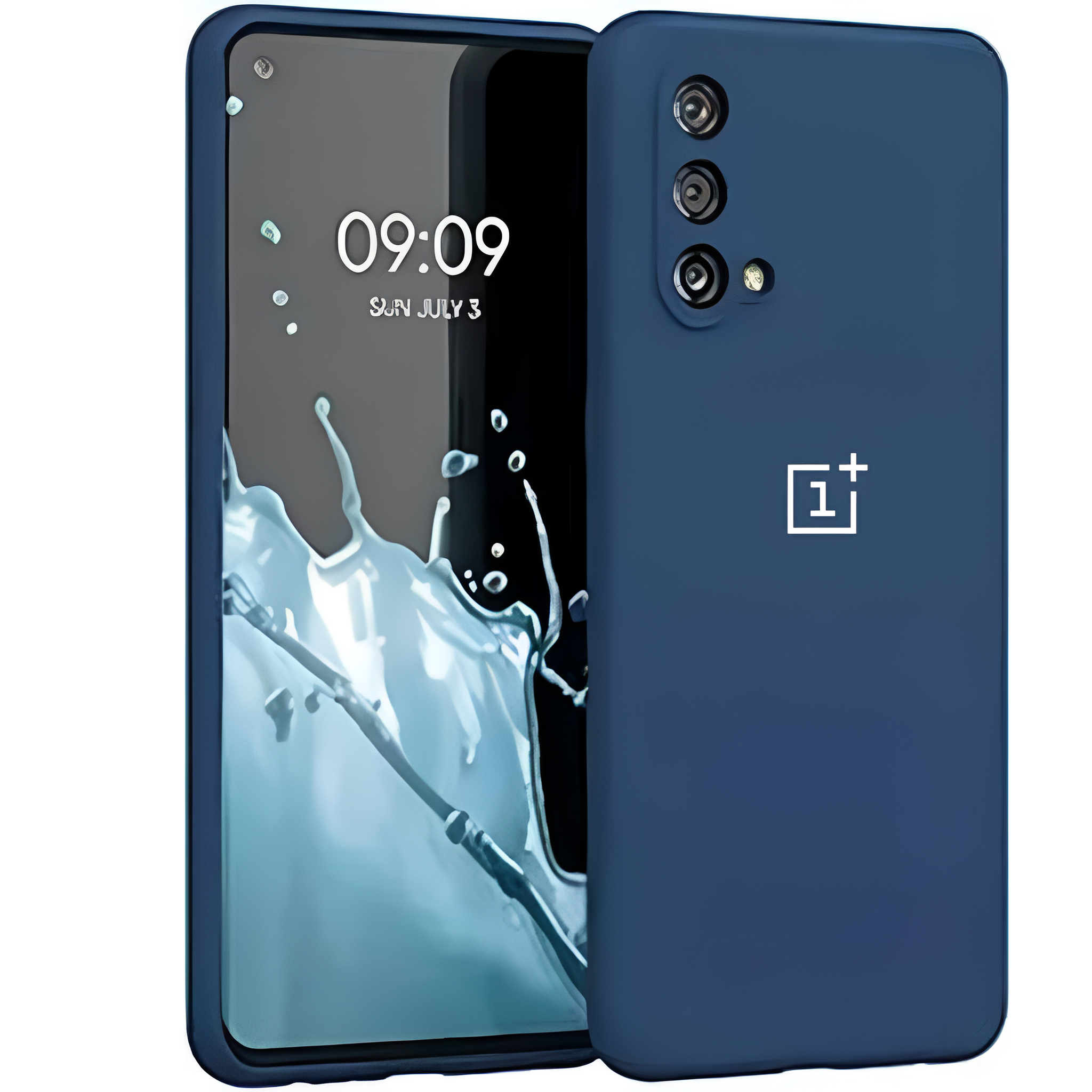 Dark Blue Camera Original Silicone case for Oneplus Nord CE