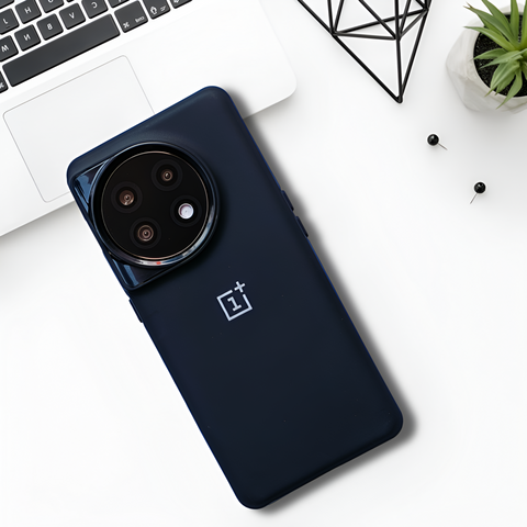Spoov Black Silicone Case for Oneplus 11R