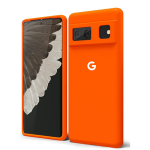 Orange Camera Original Silicone case for Google Pixel 6