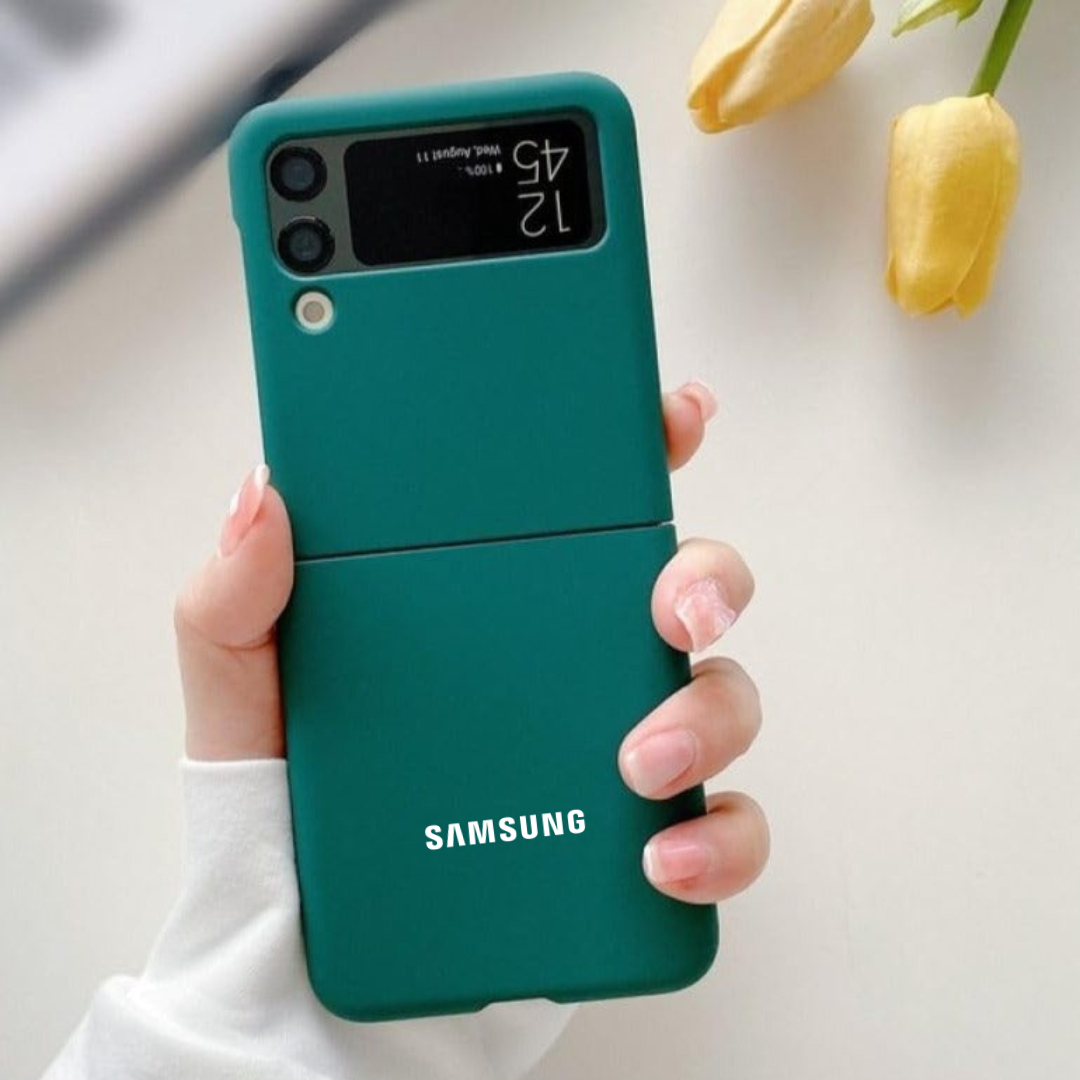 Dark Green Original Silicone case for Samsung Galaxy Z FLIP 4