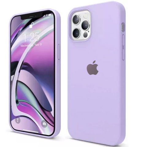 Purple Original Silicone case for Apple iphone 12 Pro Max