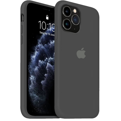 Grey Original Silicone case for Apple Iphone 11 Pro Max