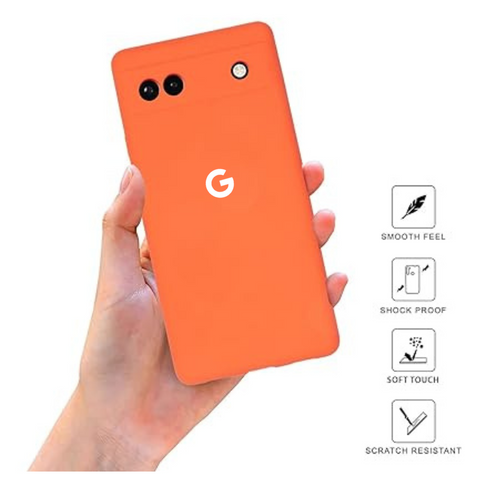 Orange Camera Original Silicone case for Google Pixel 7A