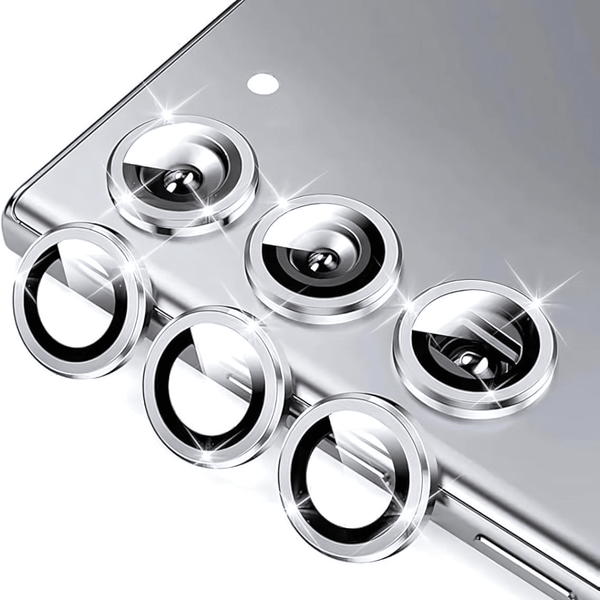 Silver Metallic camera ring lens guard for Samsung M15